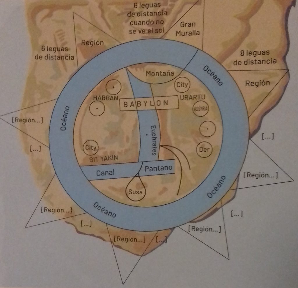 Mapa imago mundi babilonia. 