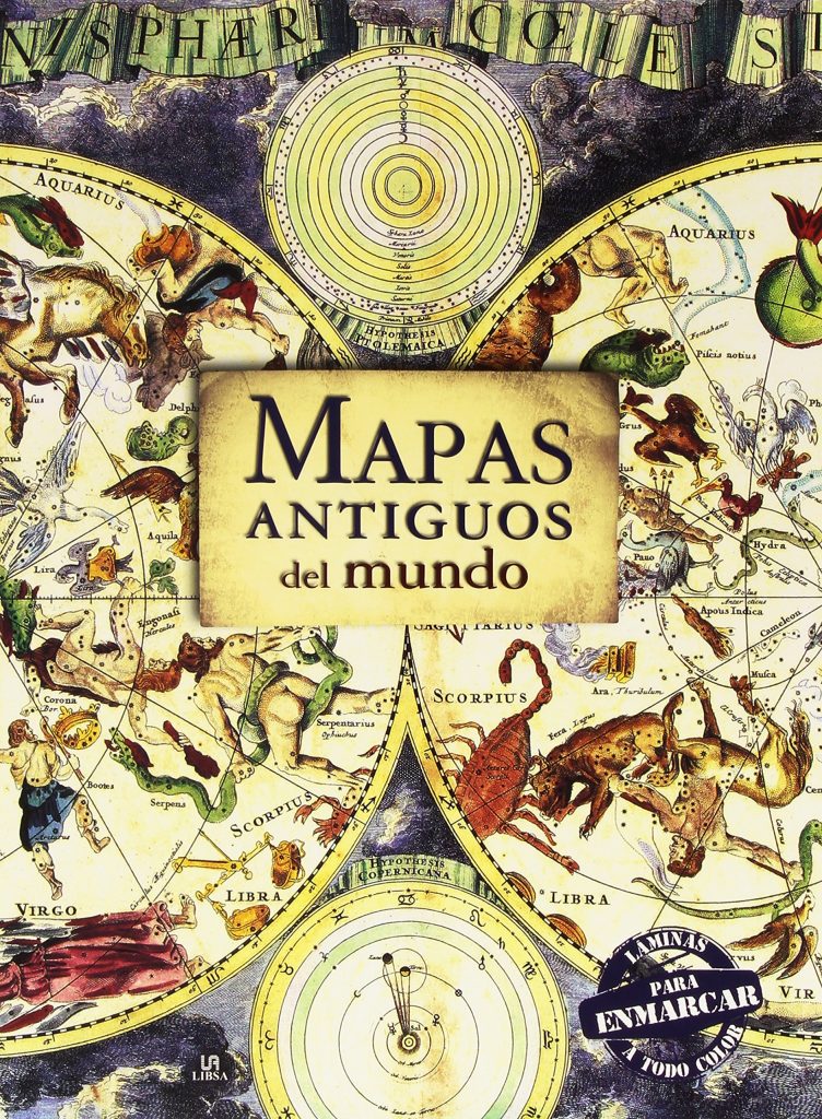Libro laminas Mapas antiguos mundo